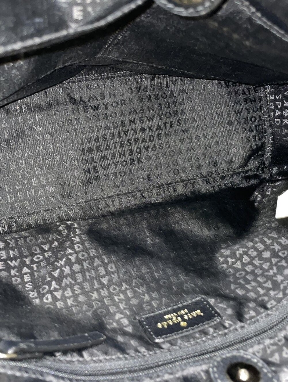 kate spade Olive Green Nylon Tote with Black Trim - Picture 5 of 16